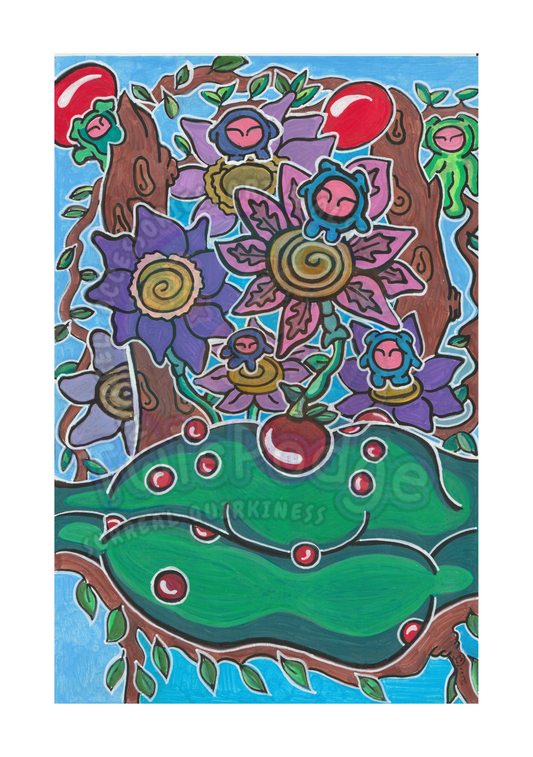 Grow Me a Face Art Print