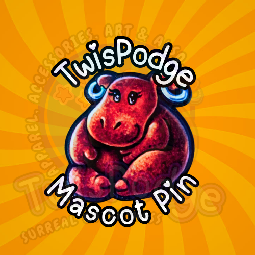 TwisPodge Mascot Pin