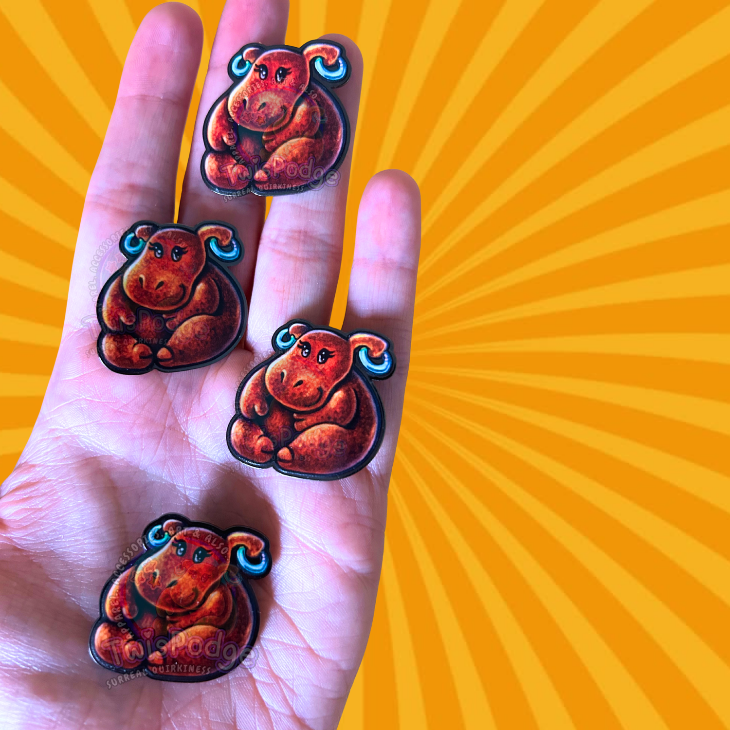 TwisPodge Enamel Pins