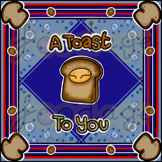 A Toast Greetings Card